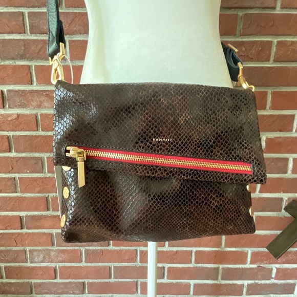 •Hammitt VIP Med-Painted Rattle Print Crossbody Clutch Bag NWT - Picture 1 of 16